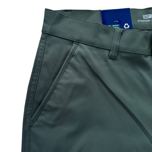 32 Degrees Cool Mens 34x29 Stretch Performance Pants Olive Green Chinos - Picture 2 of 10